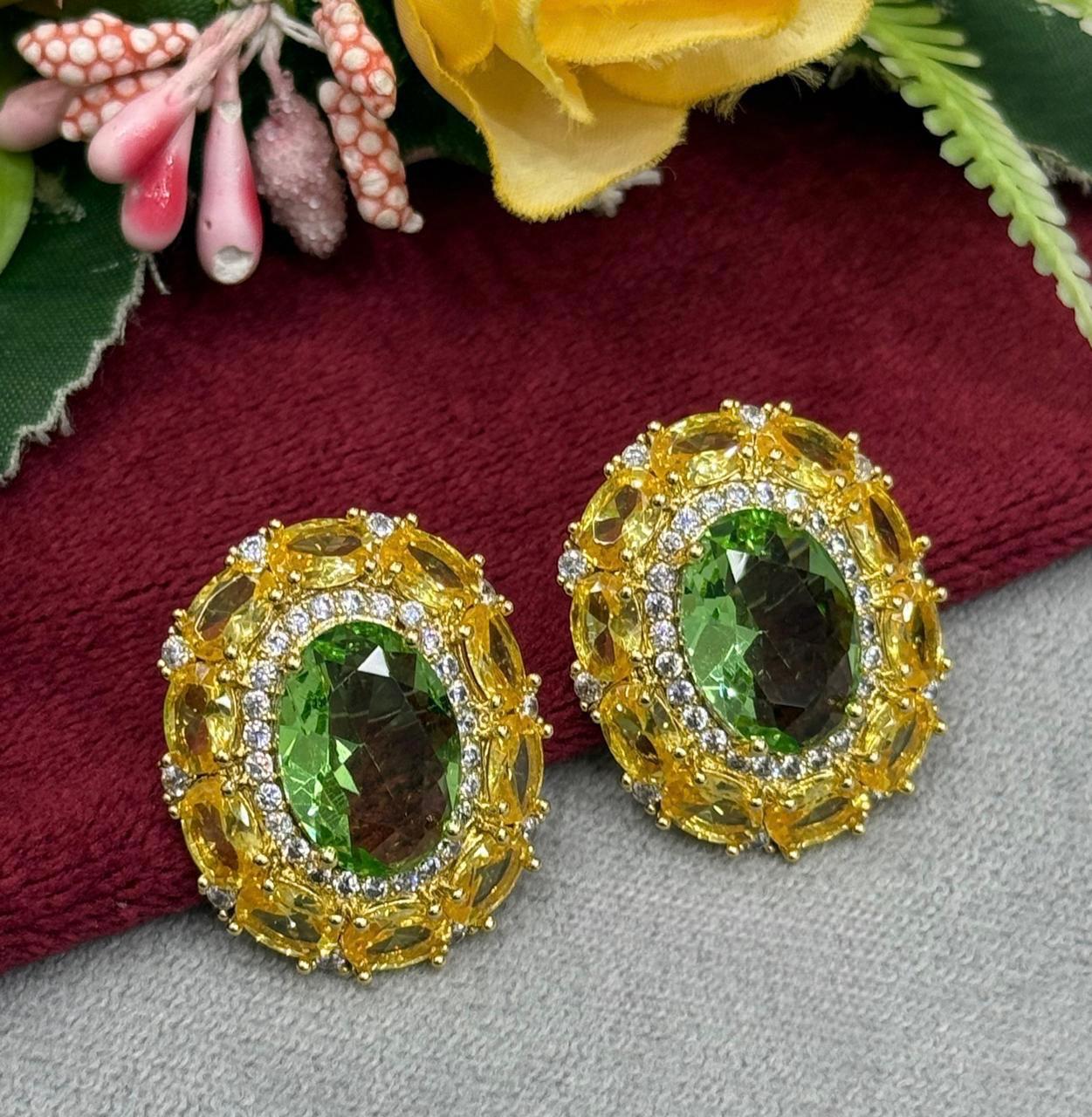 Oval Doublet Studs