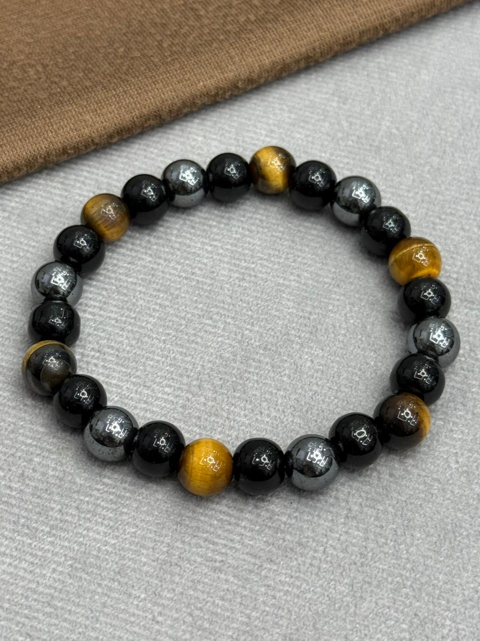 Obsidan Tiger Hematite Bracelet