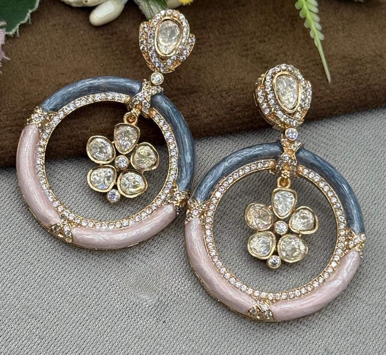 Italian Hoop in Multi Earring