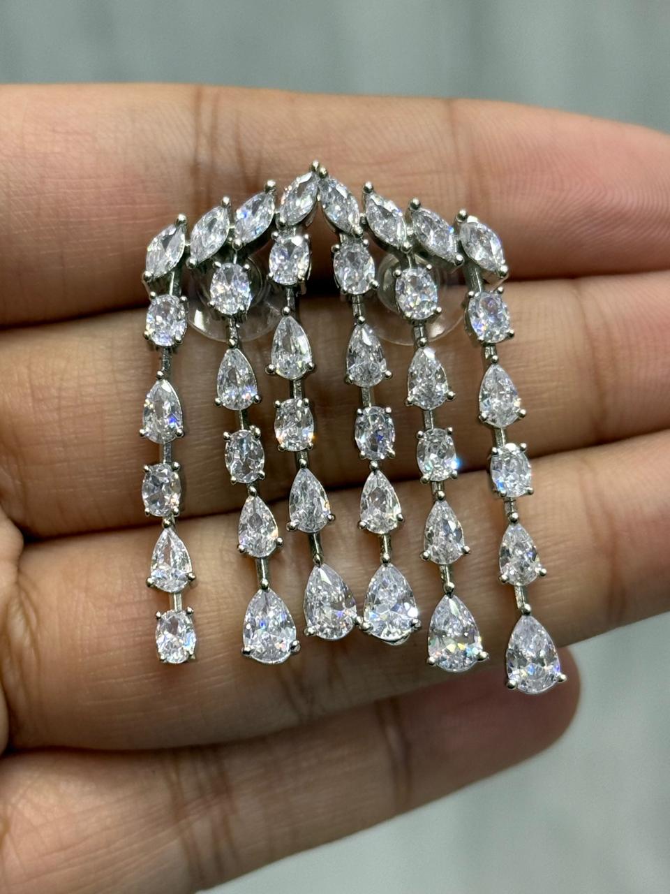 Hanging Zircon Earring for woman