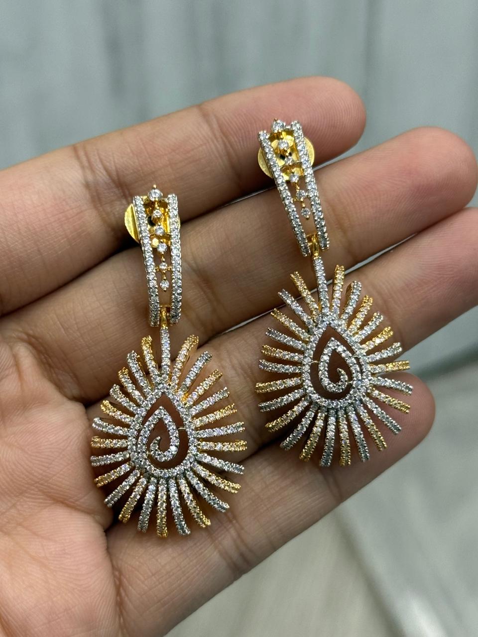 Trendy Gold Plated Earring for woman