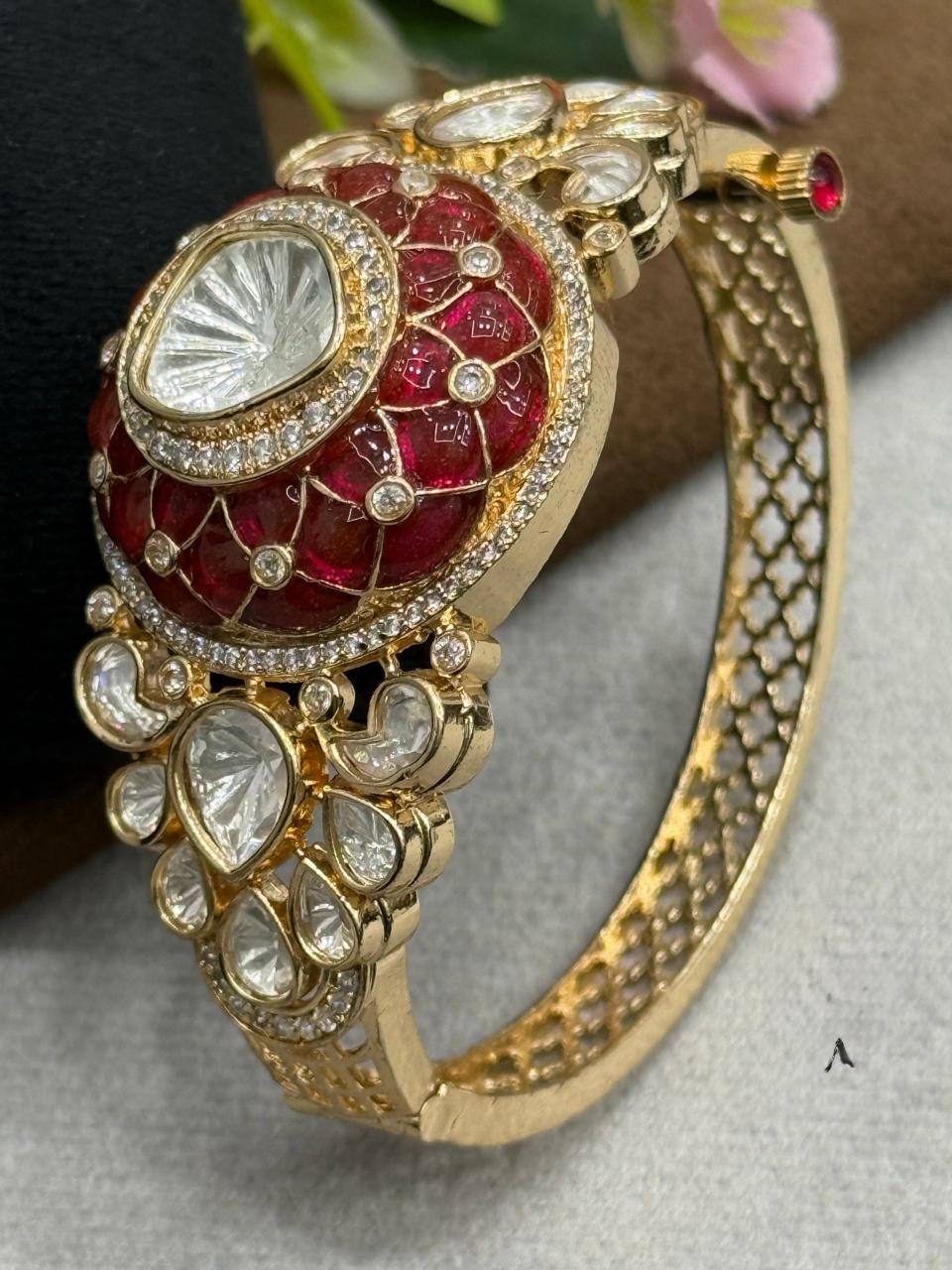 Appoxy With Polki Braclet for woman