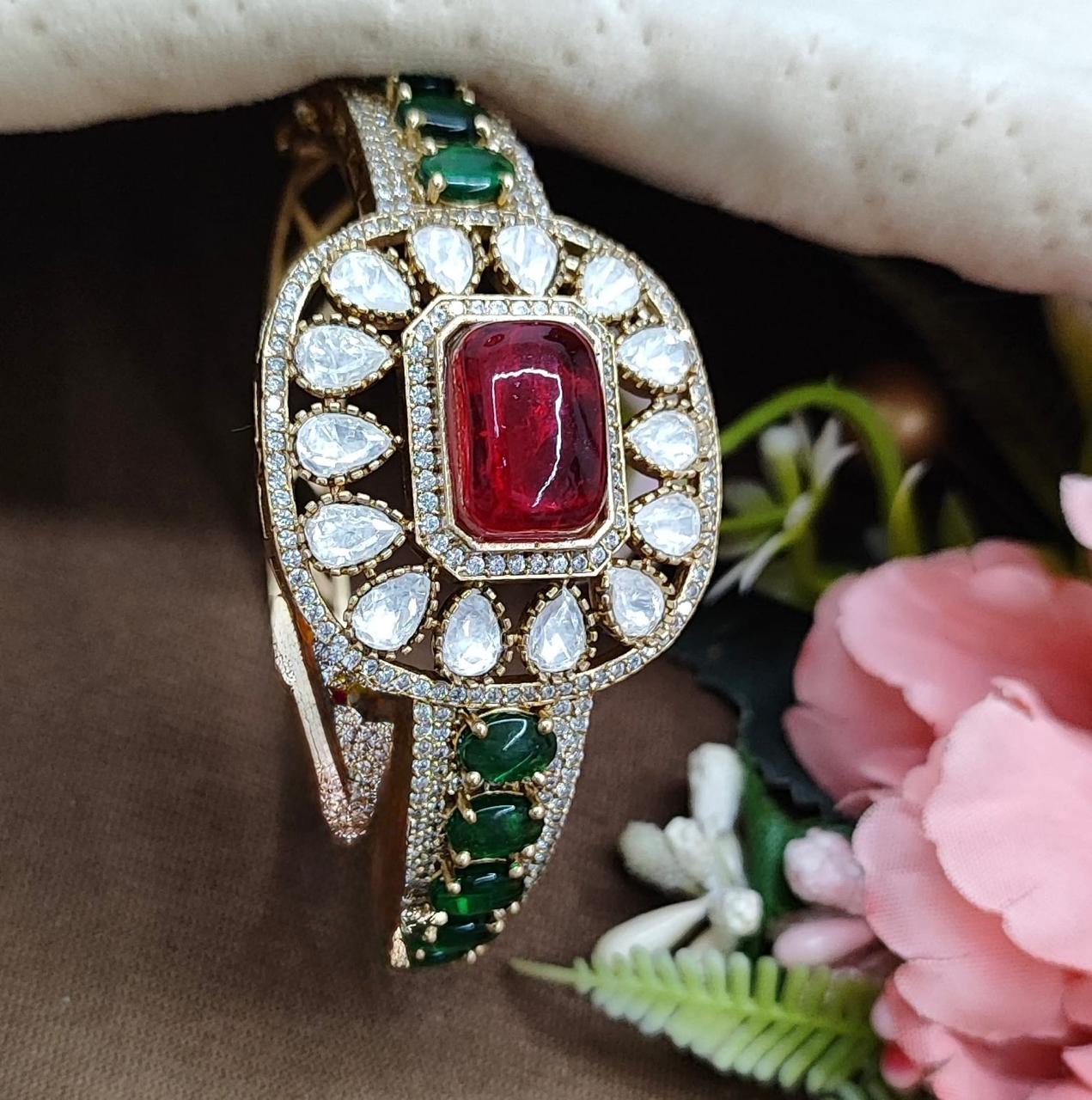 Doublet With Mossaites Bracelet for woman