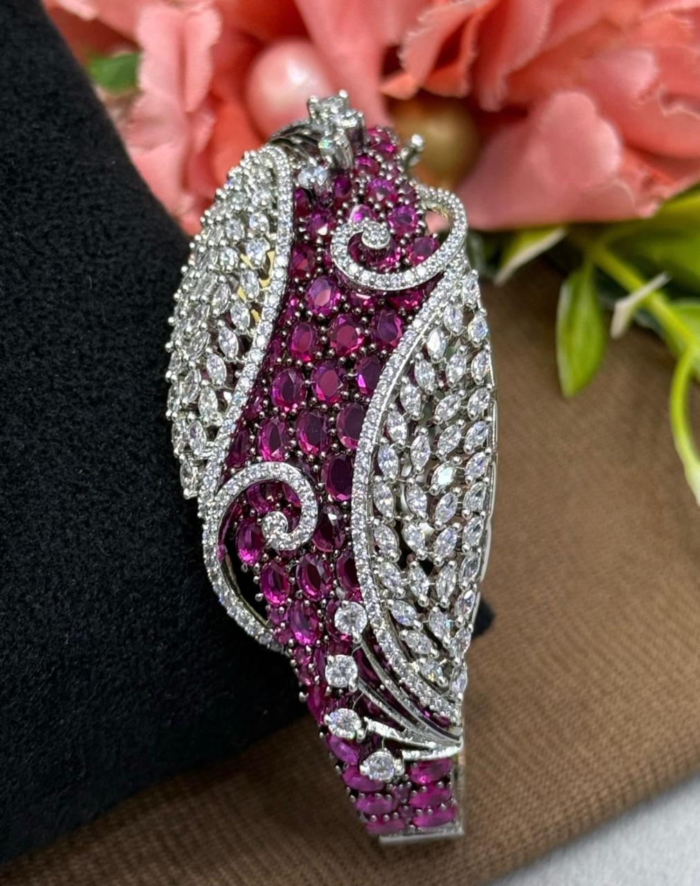 CZ With Bugget Setting Bracelet for woman