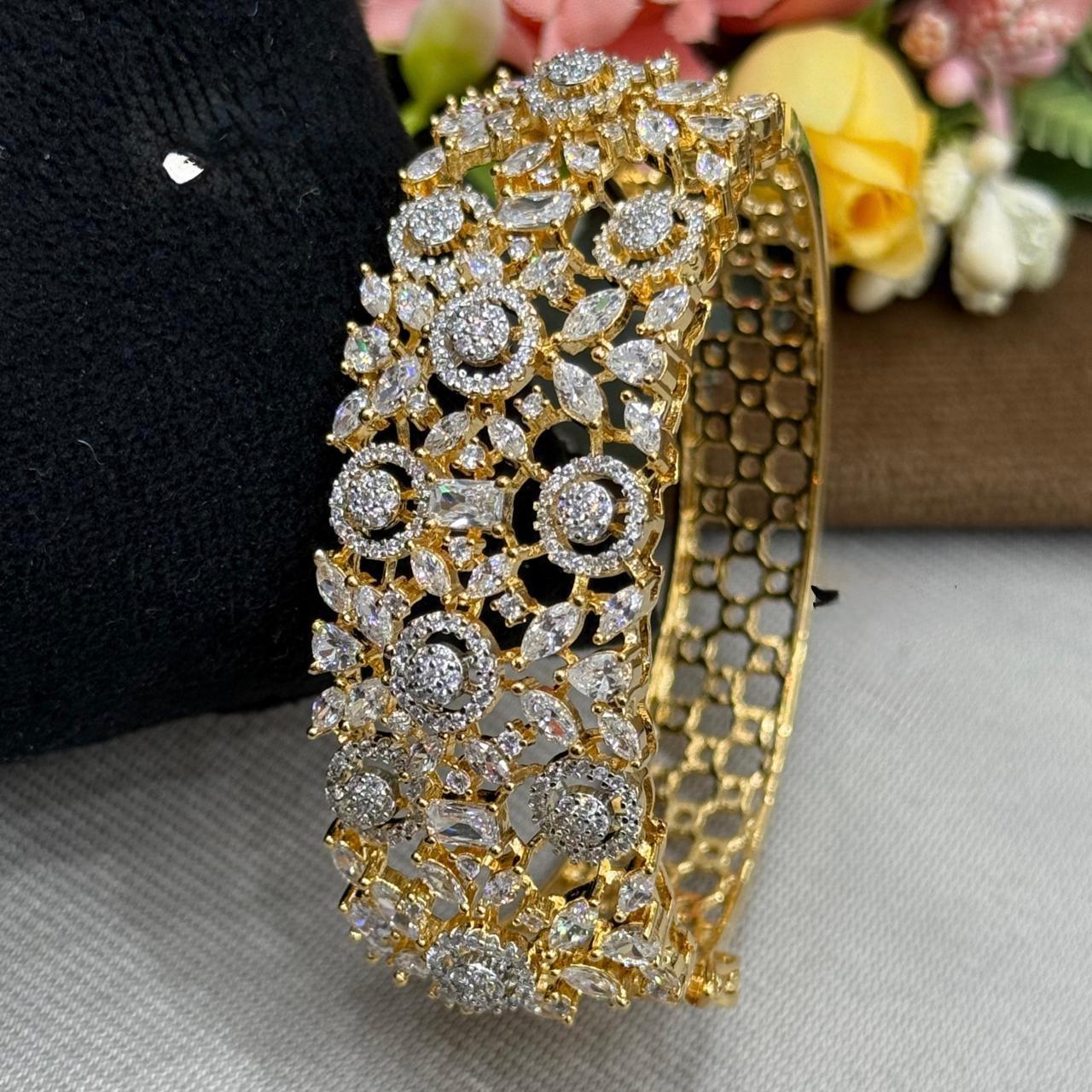 Brass Cubic Zircon Bracelet for woman