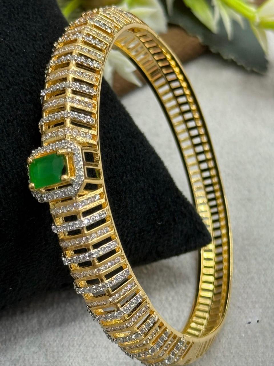 Women Brass With CZ Bracelet