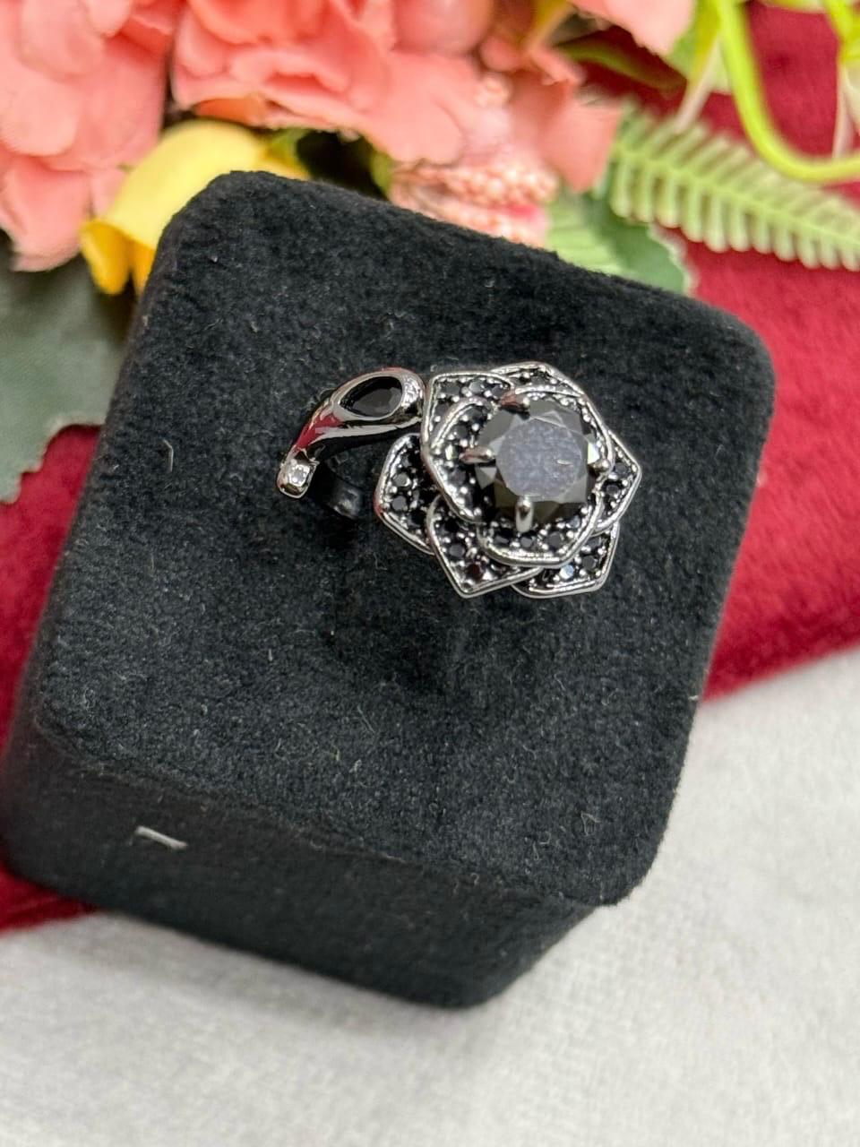 Rose cz Ring for woman