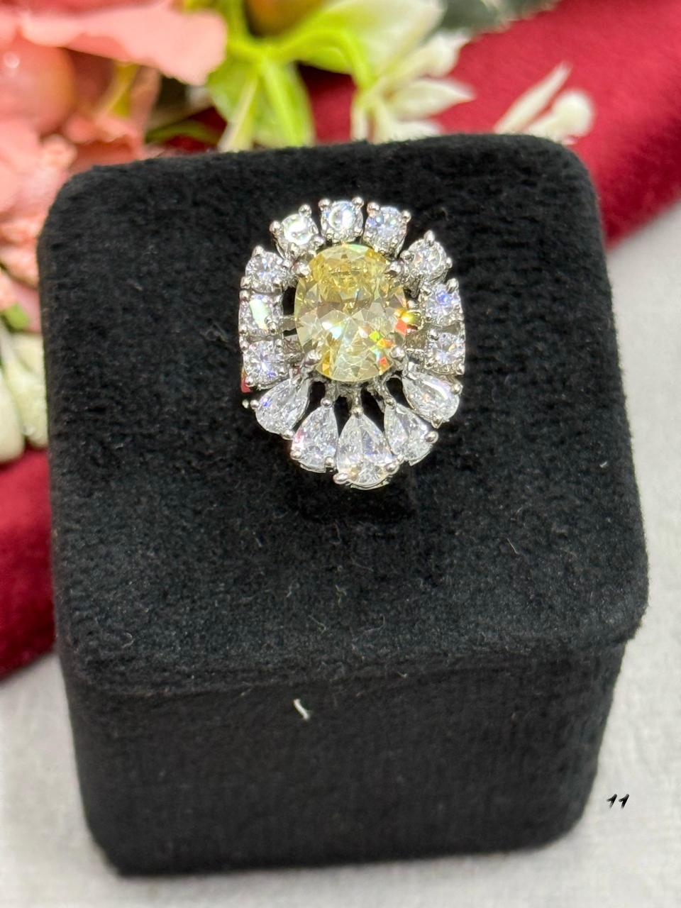 Oval Swaroski Ring for woman