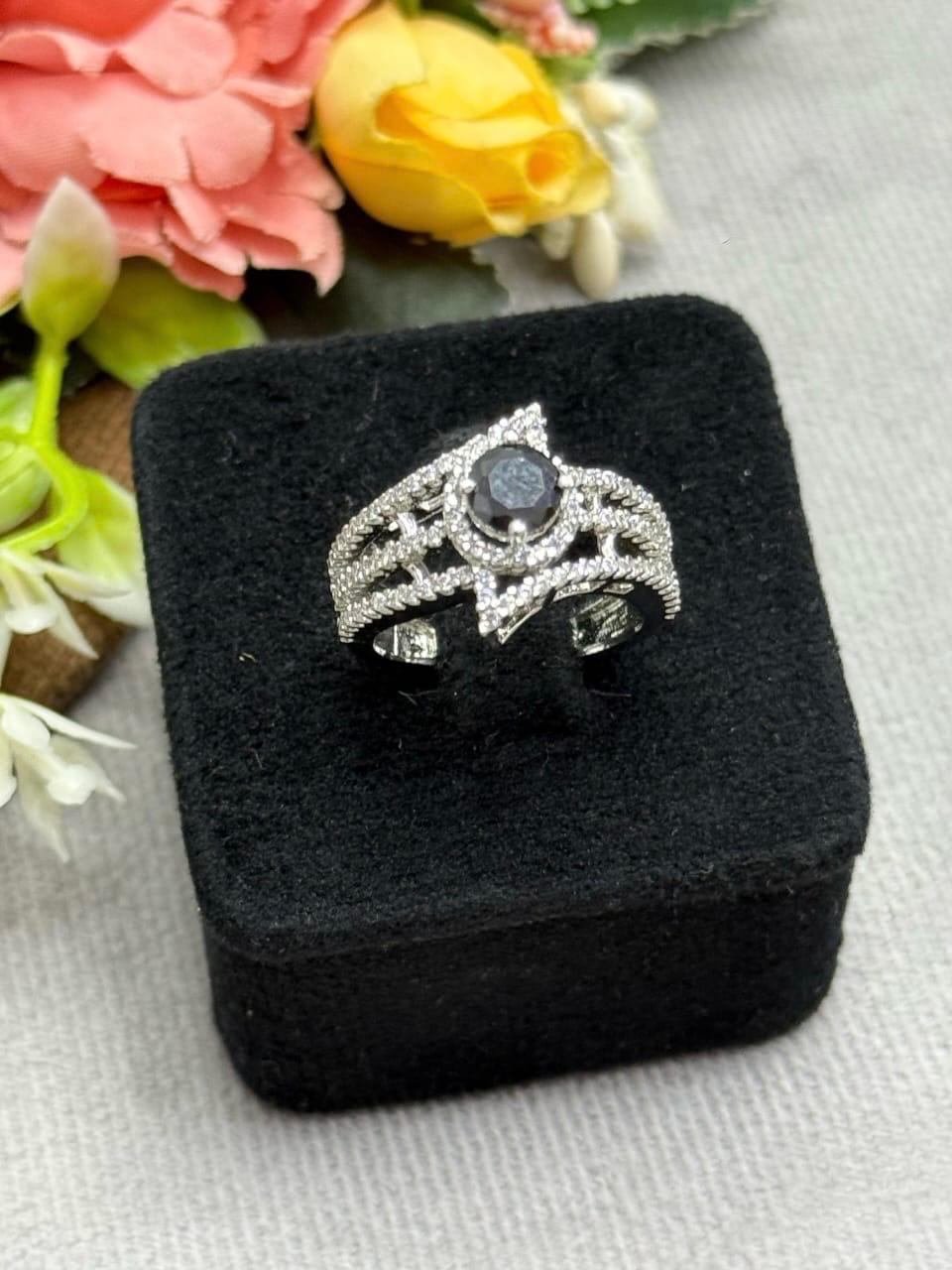 Elegant With CZ Ring for woman