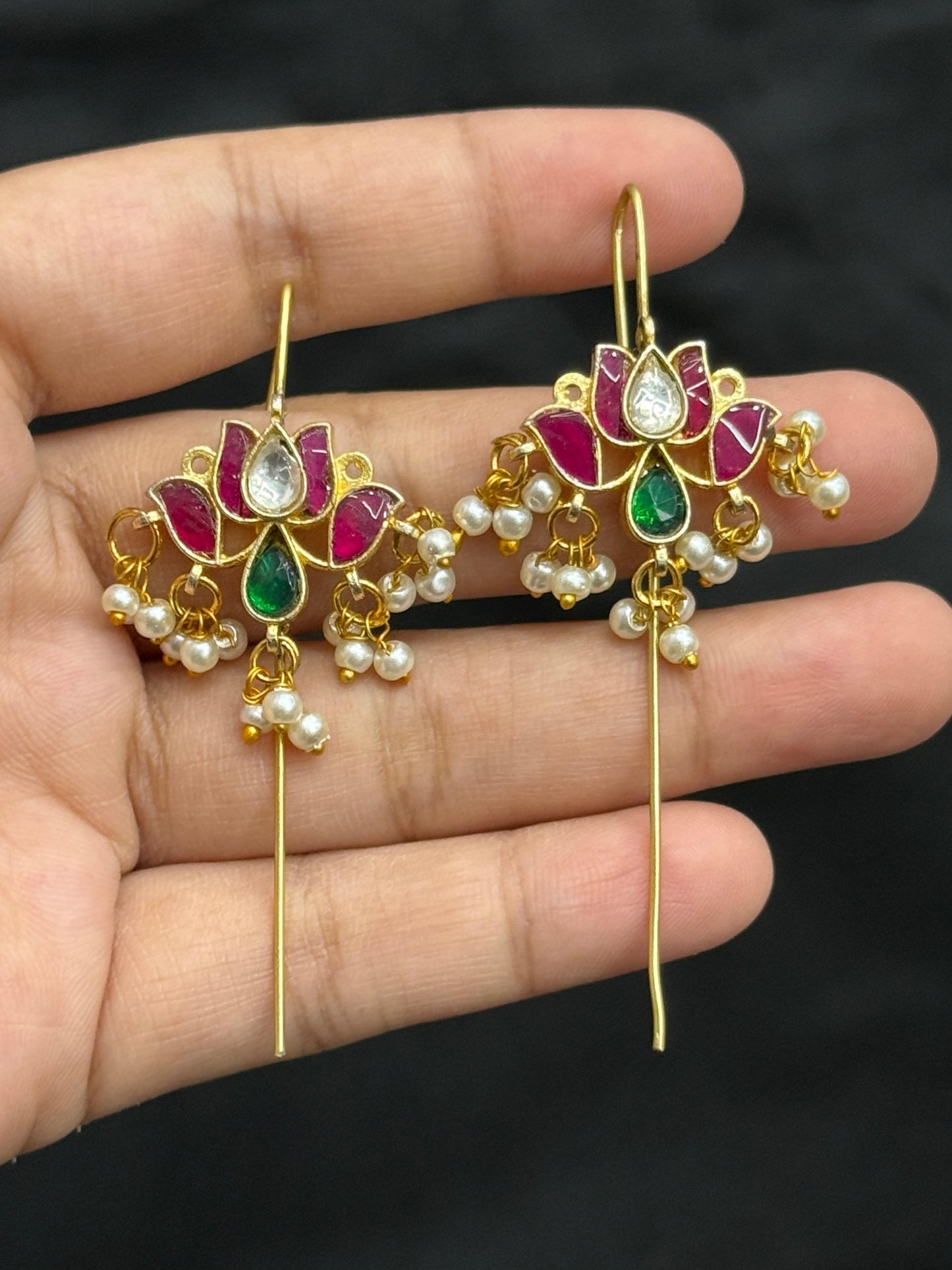 Ethnic Floral Multi Earcuff