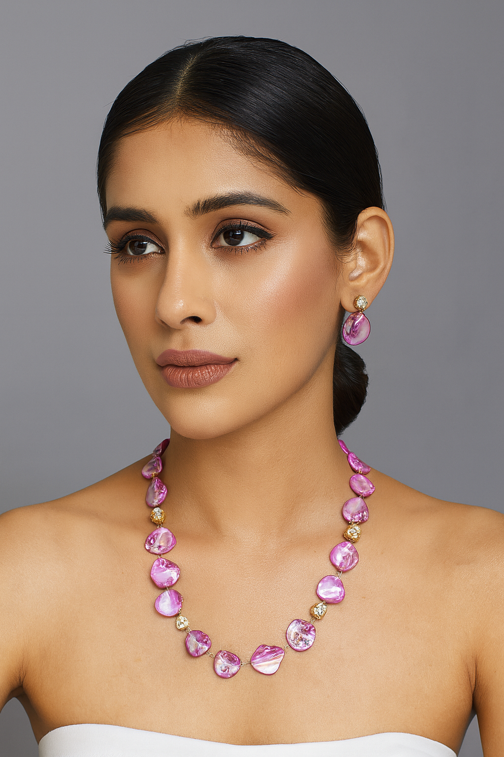 PINK DUZY STONE MALA