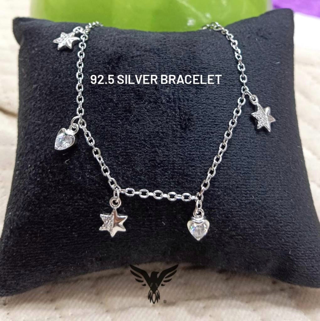 Sitara Charms 92.5 sterling silver hallmarked bracelet for women