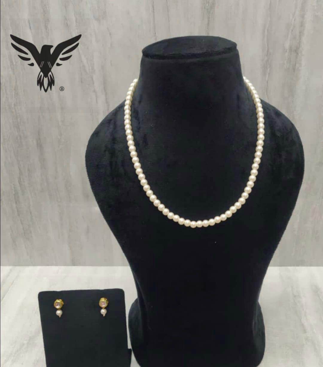 Mivi Beautiful White Beaded Mala For Women