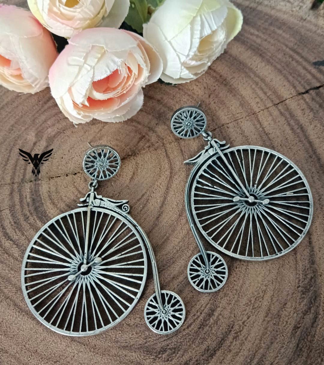 Raahi Silver Look Alike Earings For Women