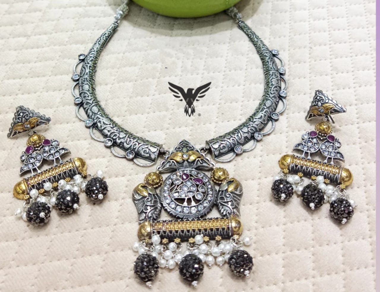 Jiyana white Silver look alike Ruby Hasli for women