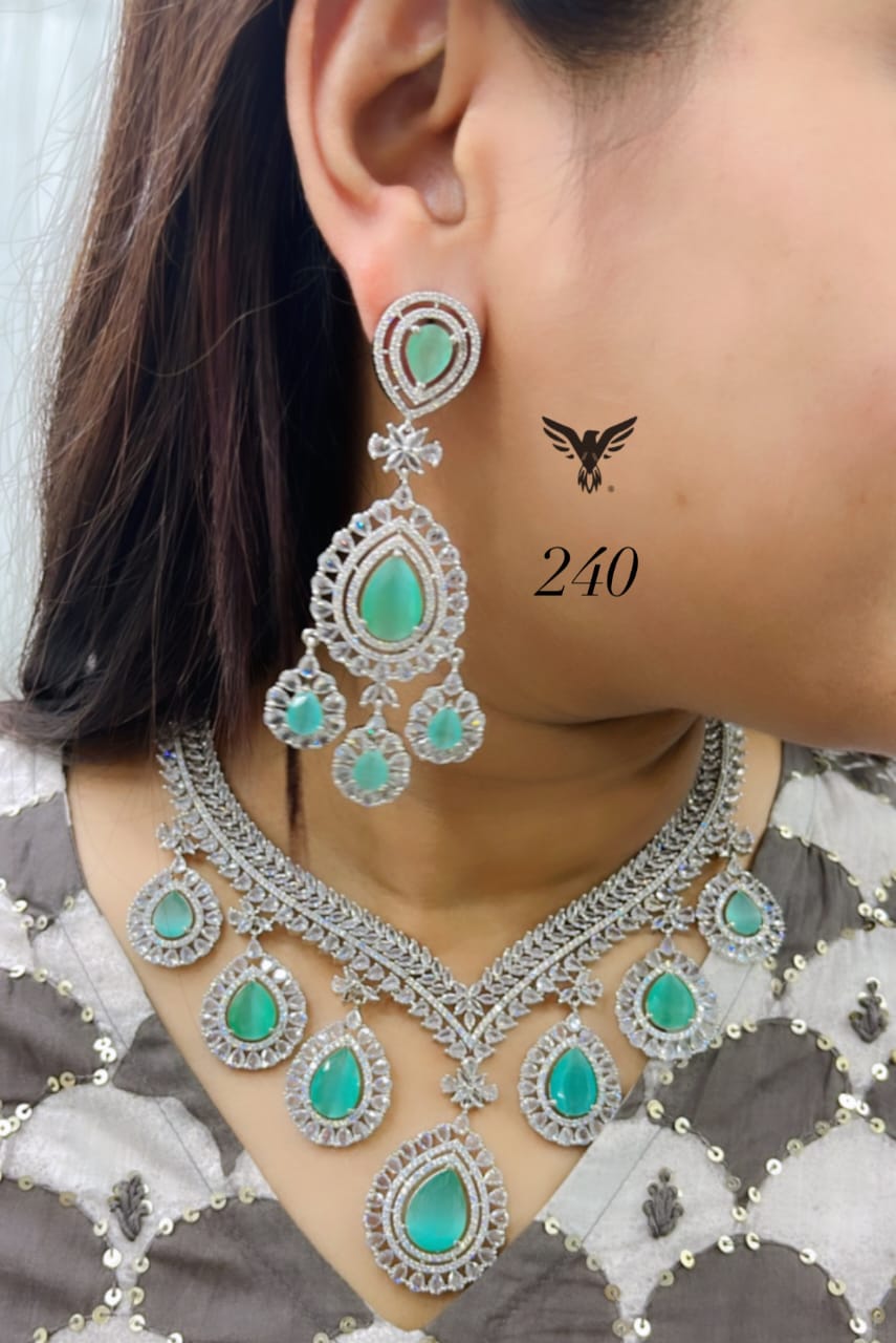 Giana Cubic Zerconia Set with earrings For Women