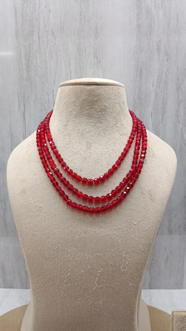 Teenlada red coloured mala from for girls and women (Copy)