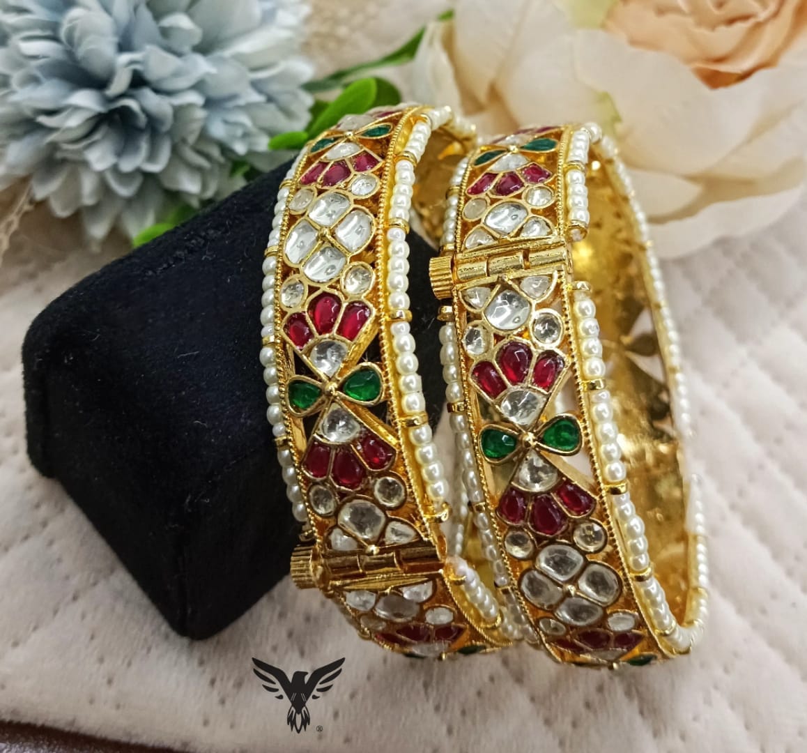 Paachi multicolour Bangles For Women