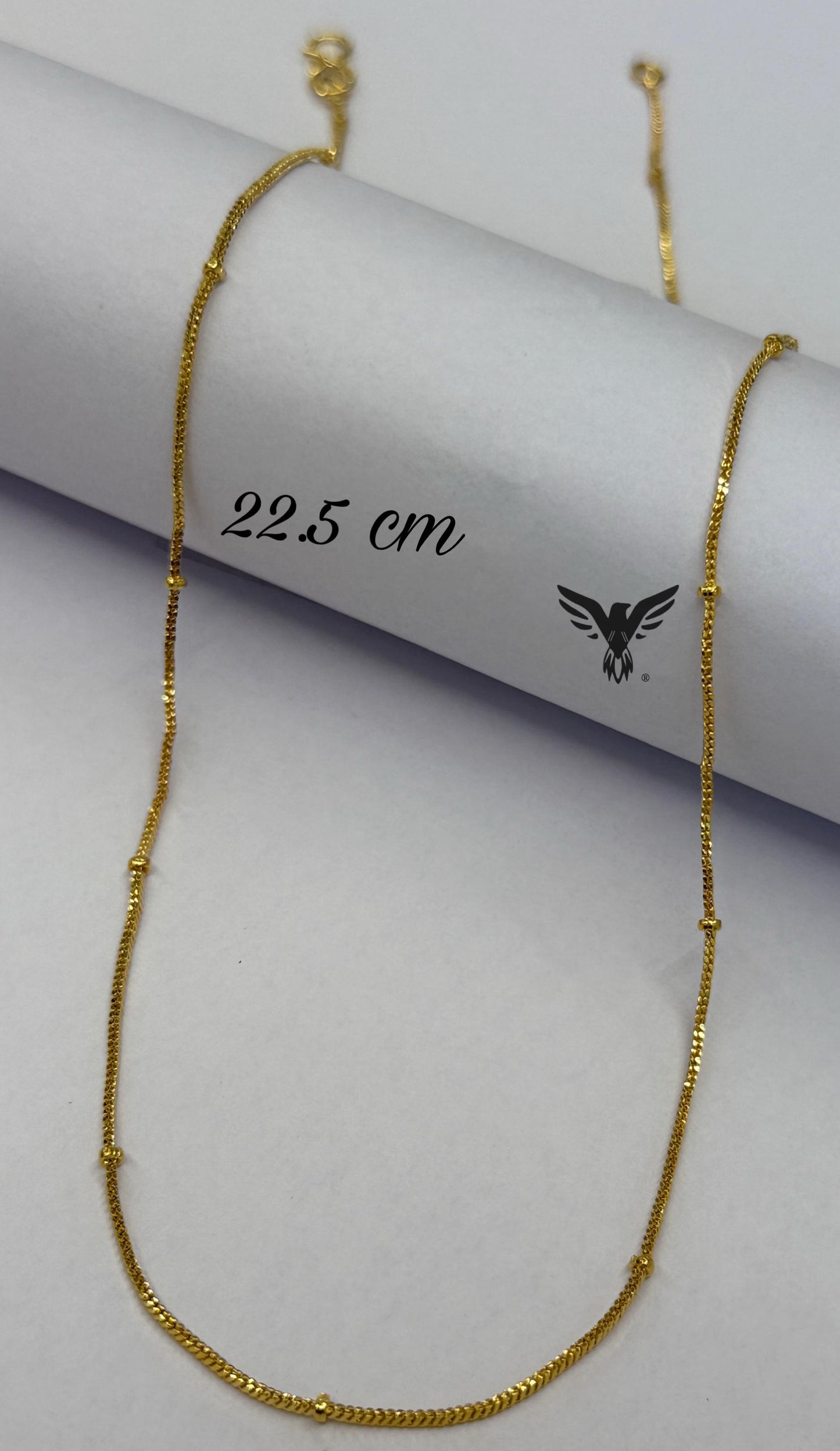 Brass gold plated with matar chain Daily wear use For Women And girls