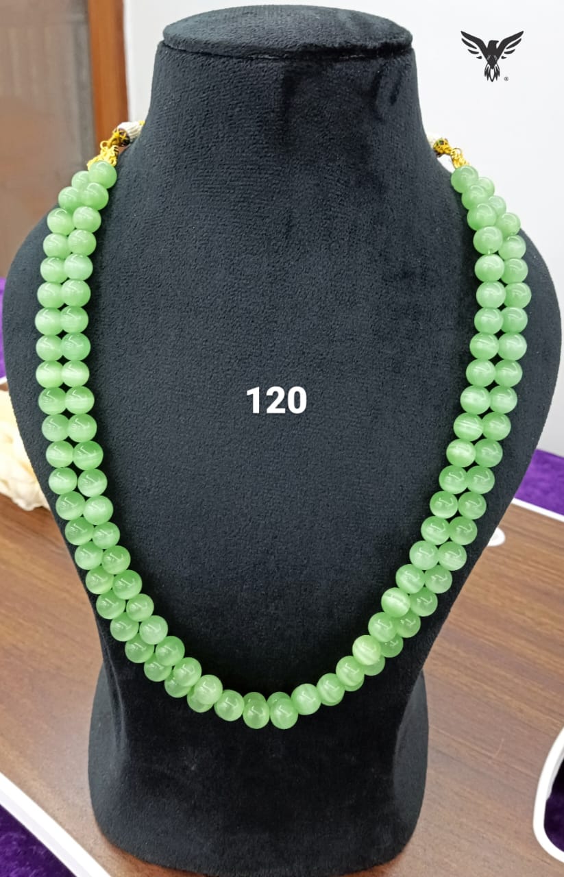 Mint double layered mala for women