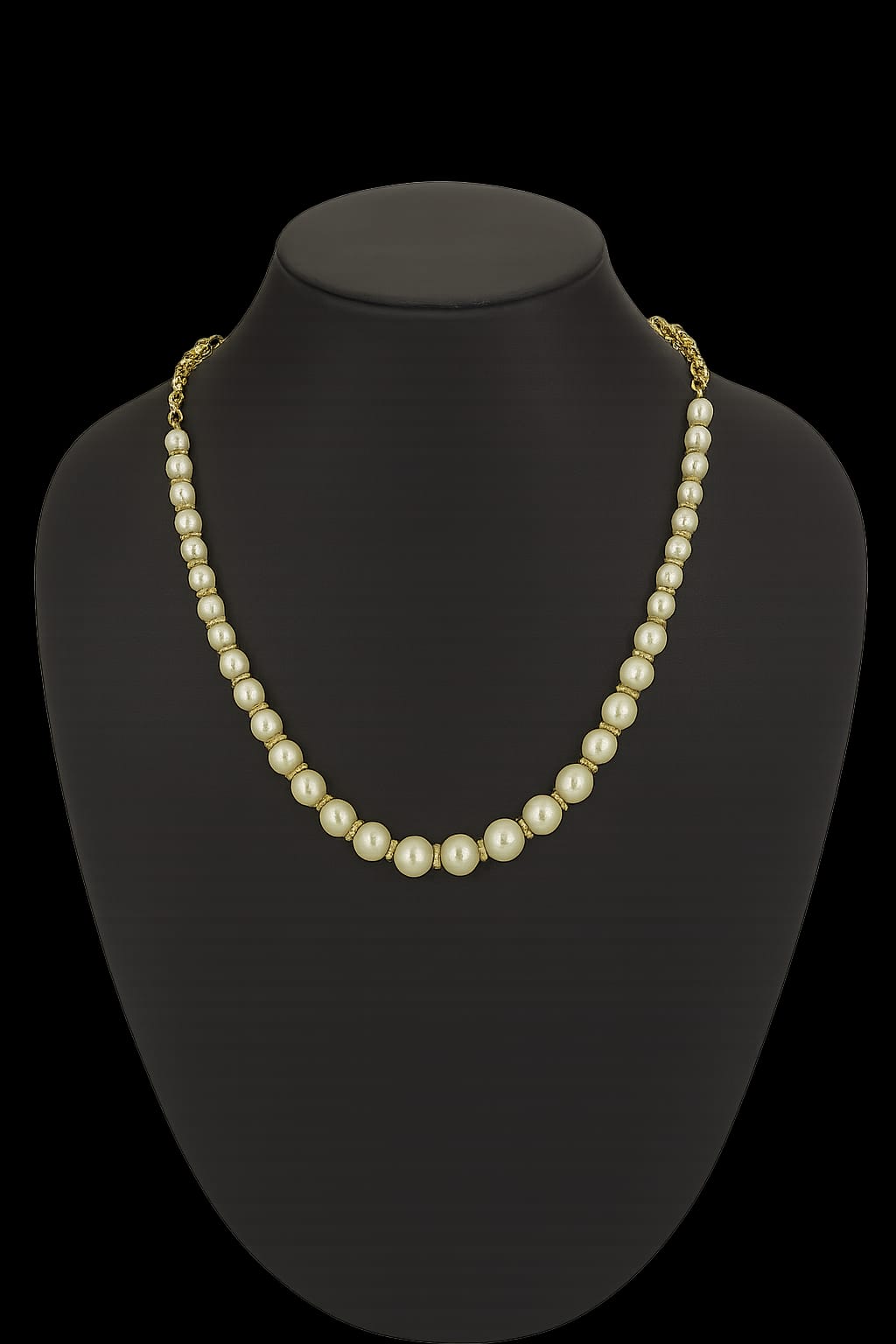 Classic Elegant Gold Pearl Bead Mala FOR WOMEN AND GIRL