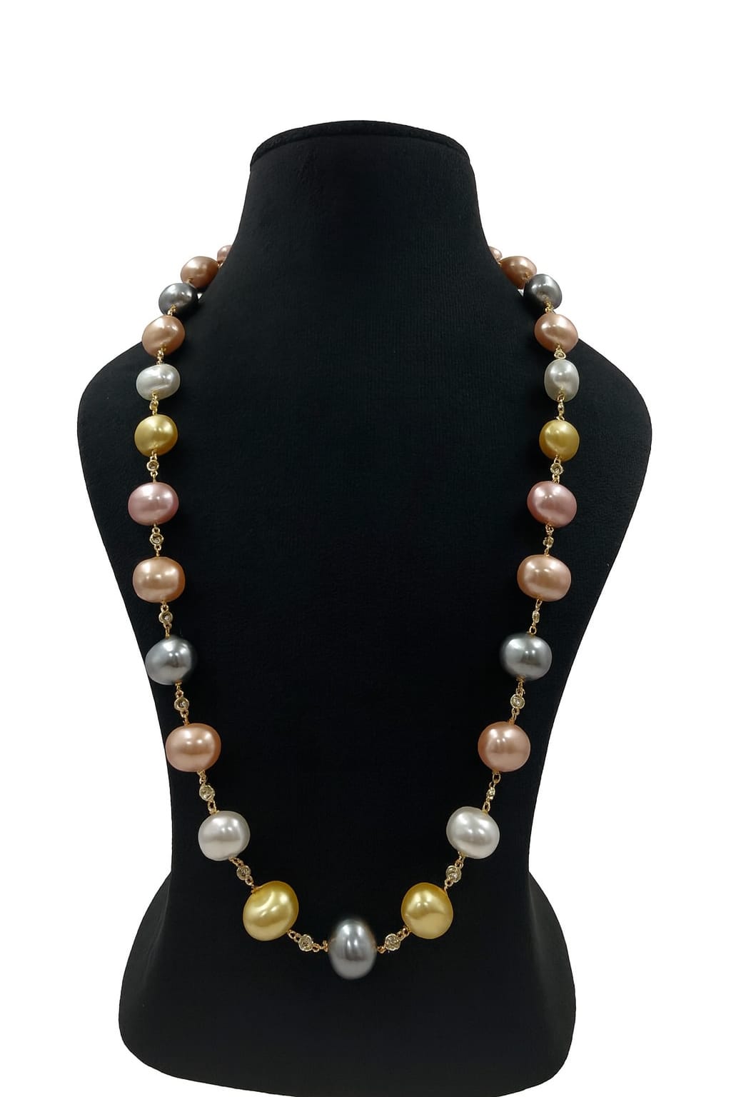 Designer Elegant Multicolor Baroque Pearl Mala For Women