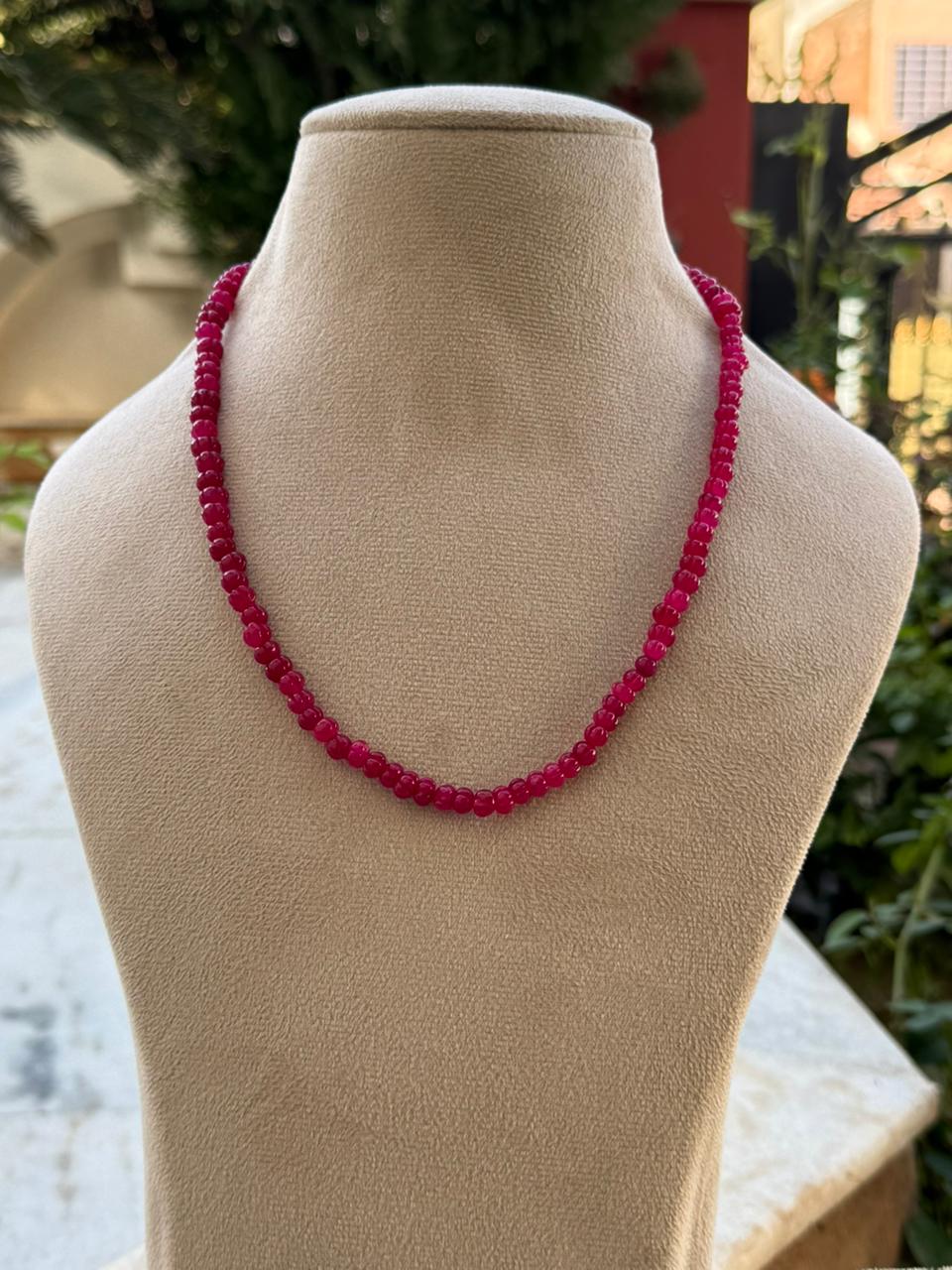 red watermelon one layar mala for woman