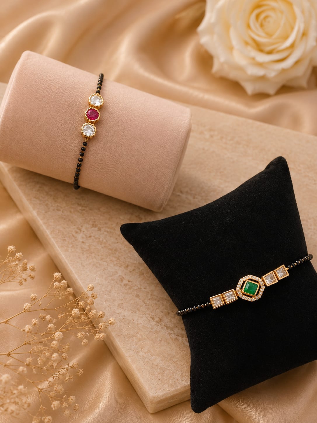Combos oF Mangalsutra Bracelets For Women And Girls