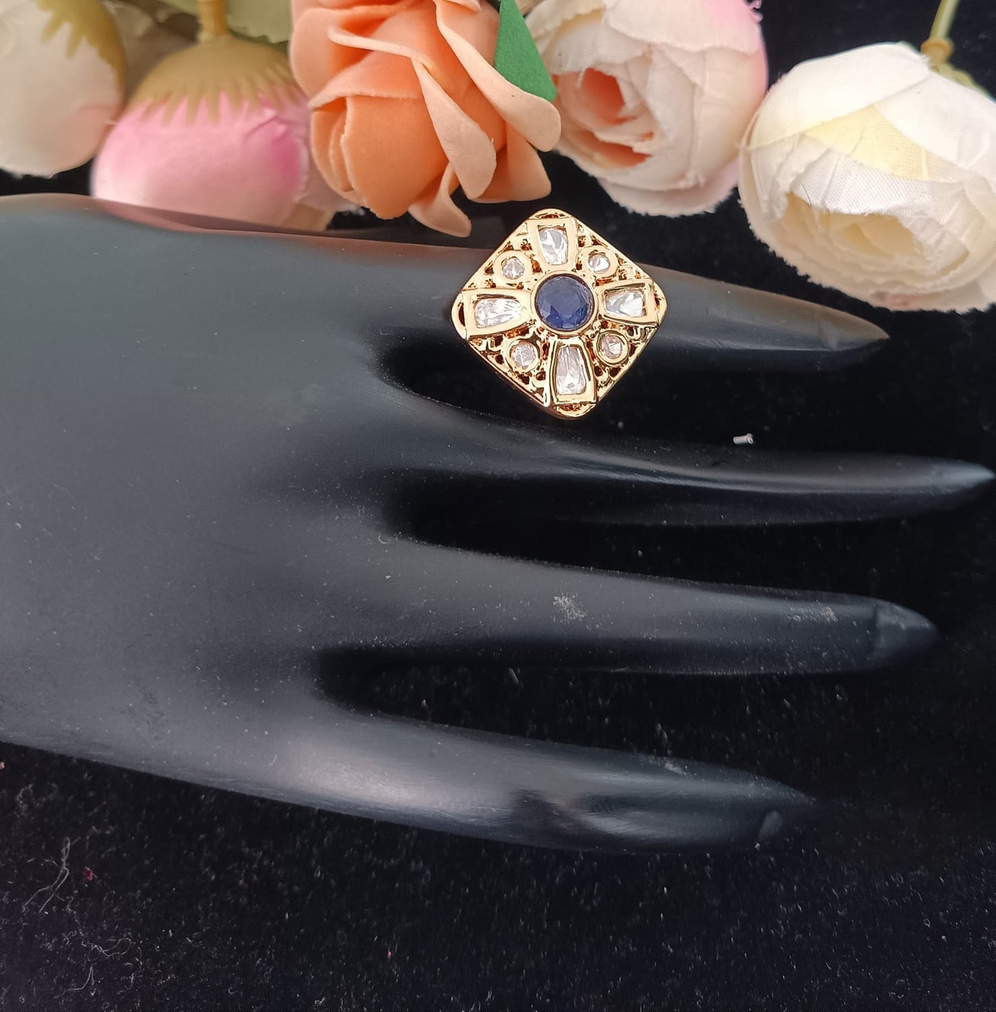 TRADITIONAL KUNDAN RING