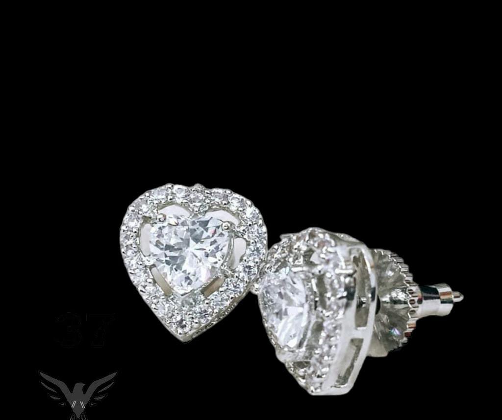VALENTINE SPECIAL HEART CZ STUDS
