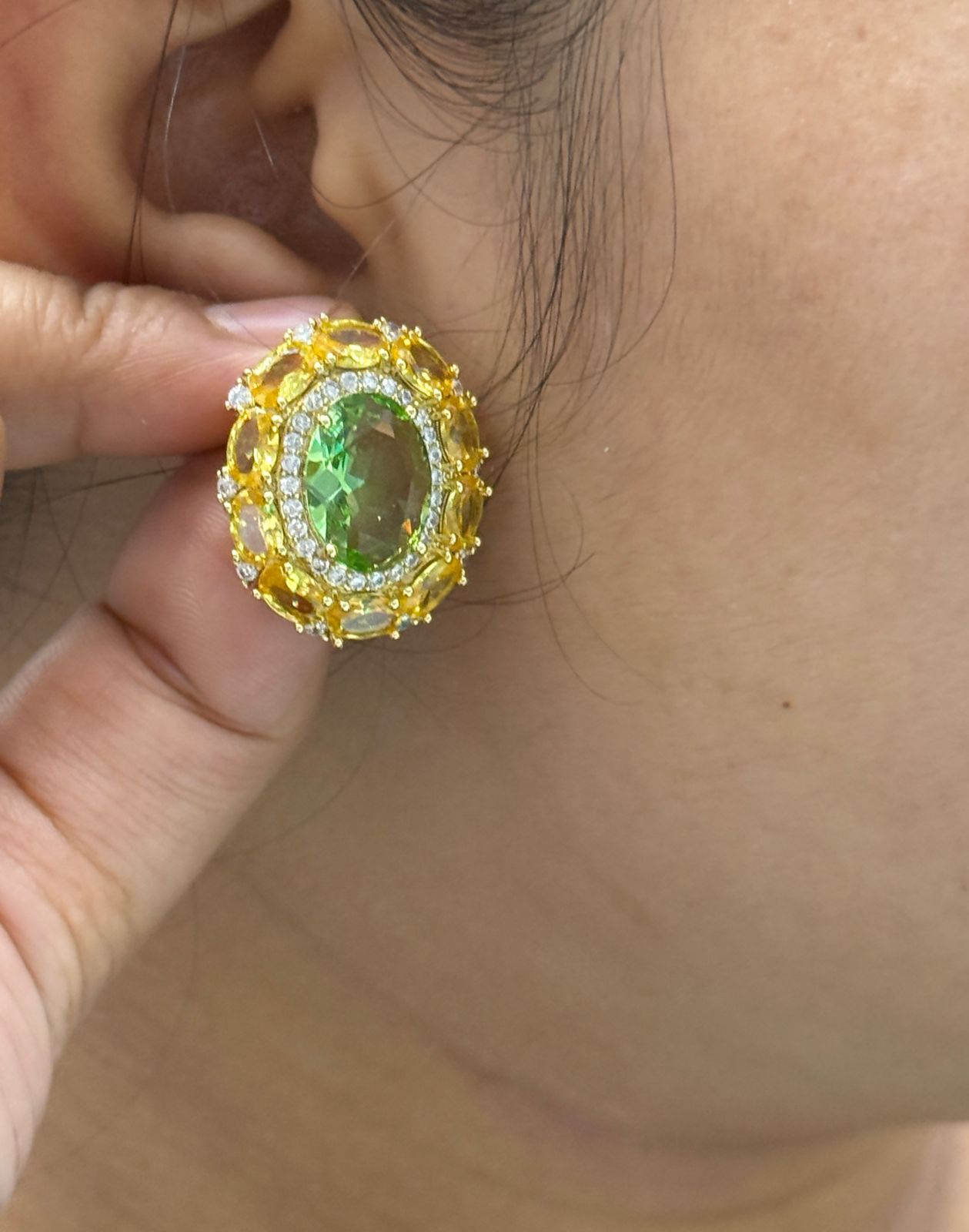 Oval Doublet Studs