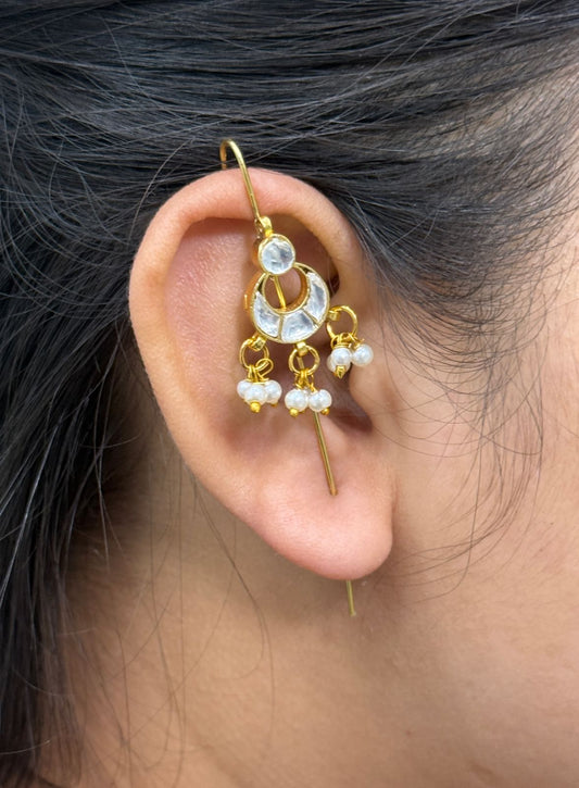 Chand Kundan Earcuff
