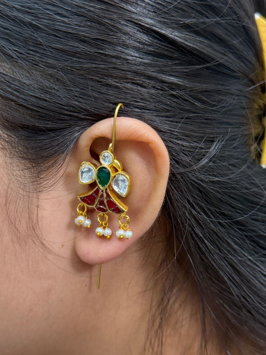 Nature Inspired Bird  Multi Earcuff