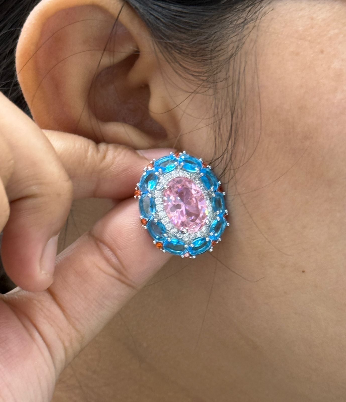 Oval Doublet Studs