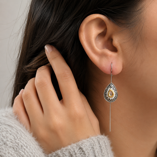 TEAR DROP EARCUFF