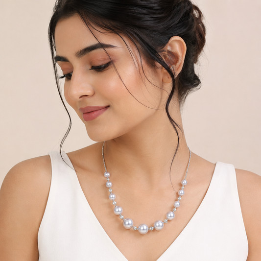 Precious Baroque in Pink necklace For Women