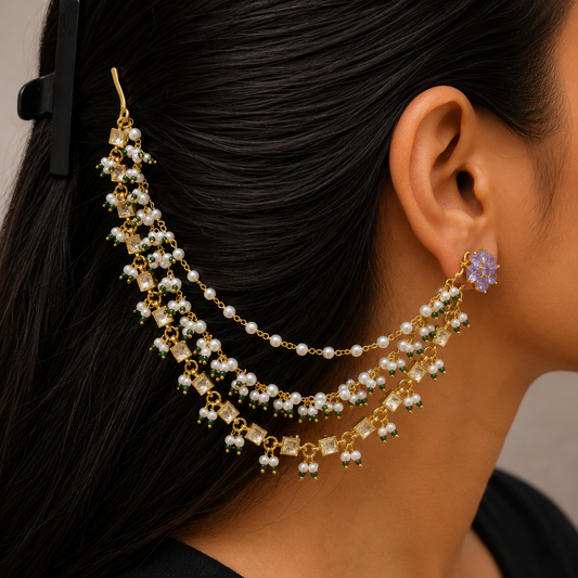 Traditional Pearl Kanchain