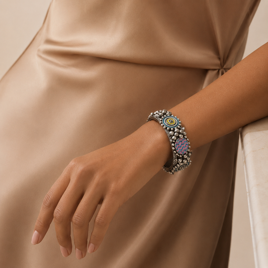 Afghani Multi Color Kada