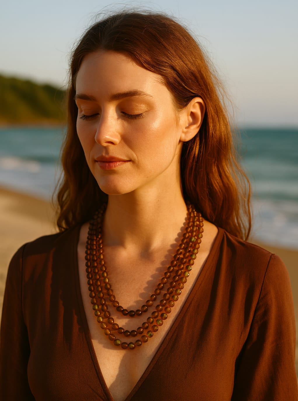 MISTICK ONYX BEADS THREE LAYER MALA