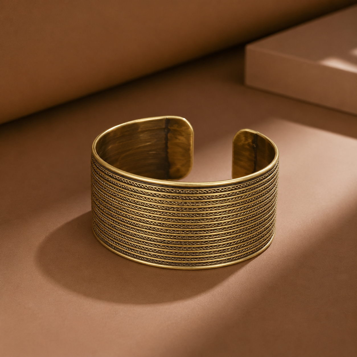 Oxidised Broad Bracelet