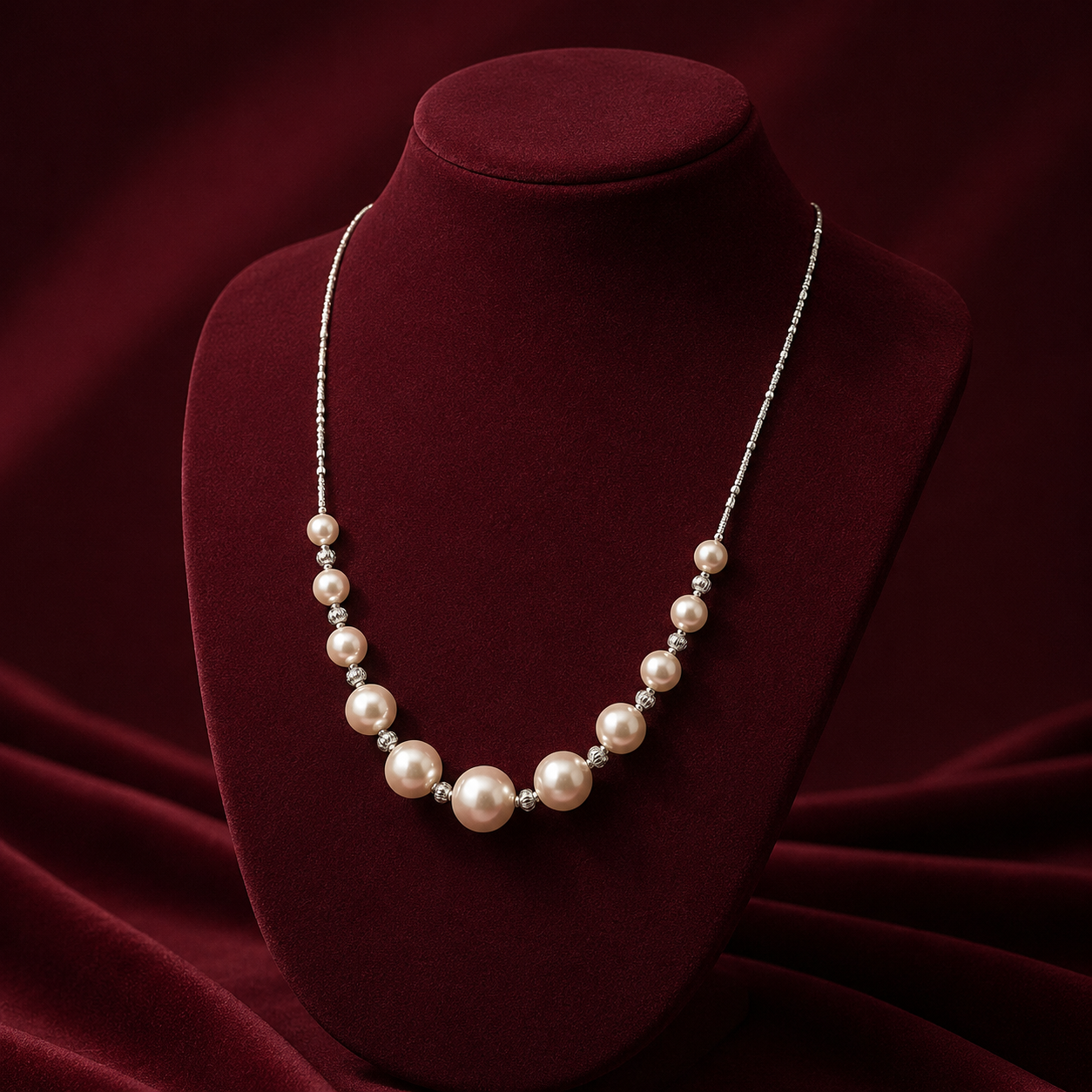 Precious Baroque in Pink necklace For Women