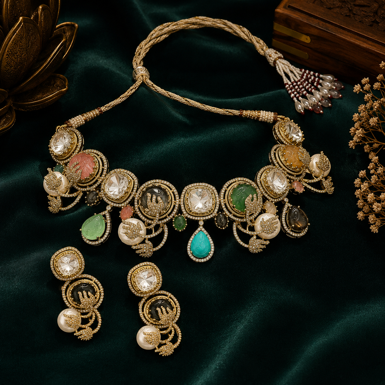 Natural Stones Necklace For Women