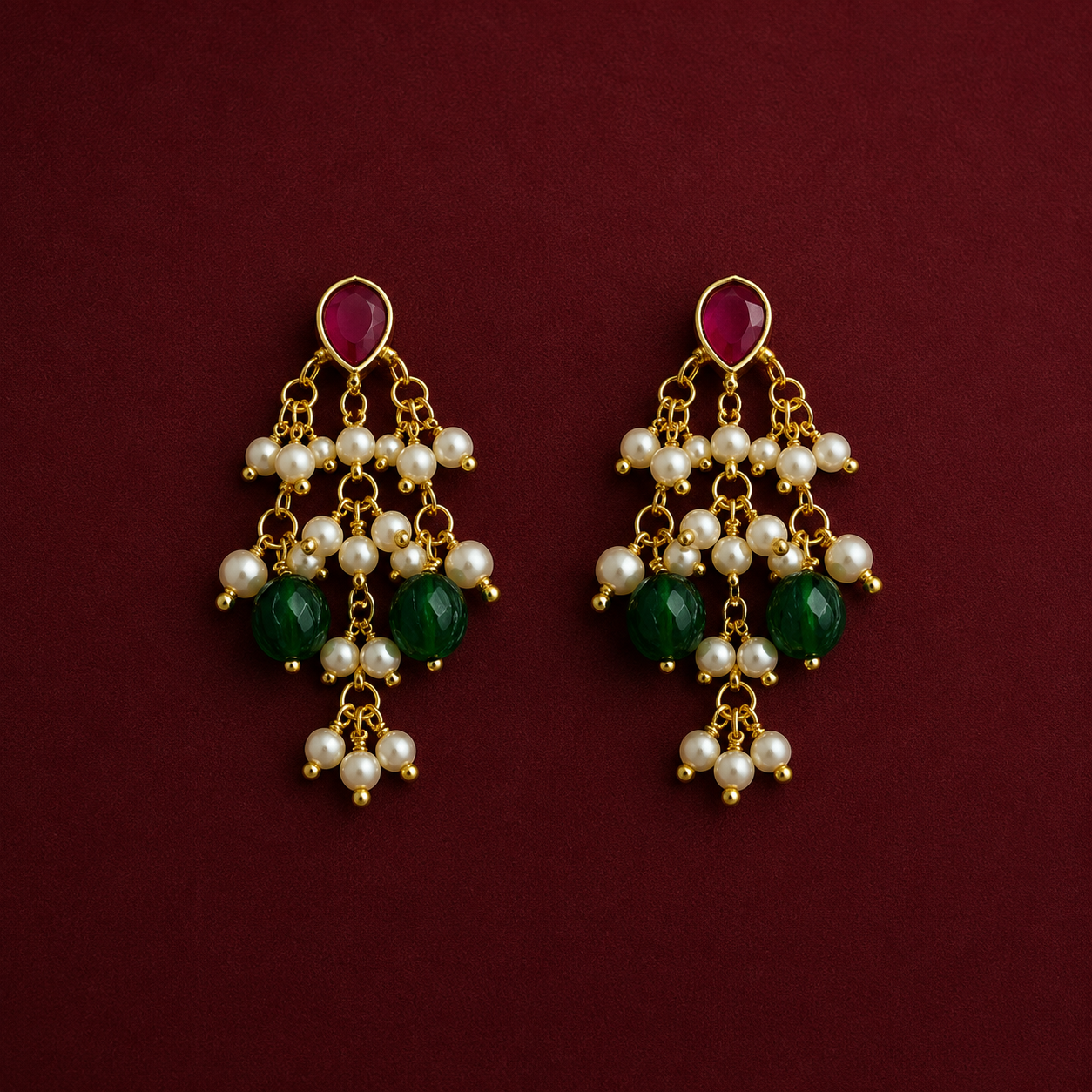 Vaani Paachi  necklace with Earrings In multi  For Women