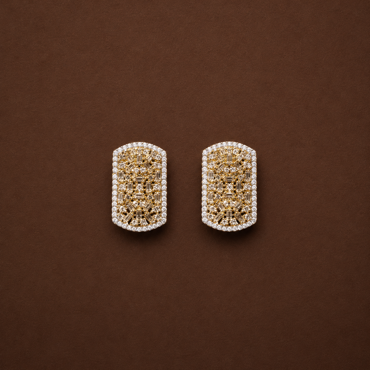 Gold Cz Pendent set