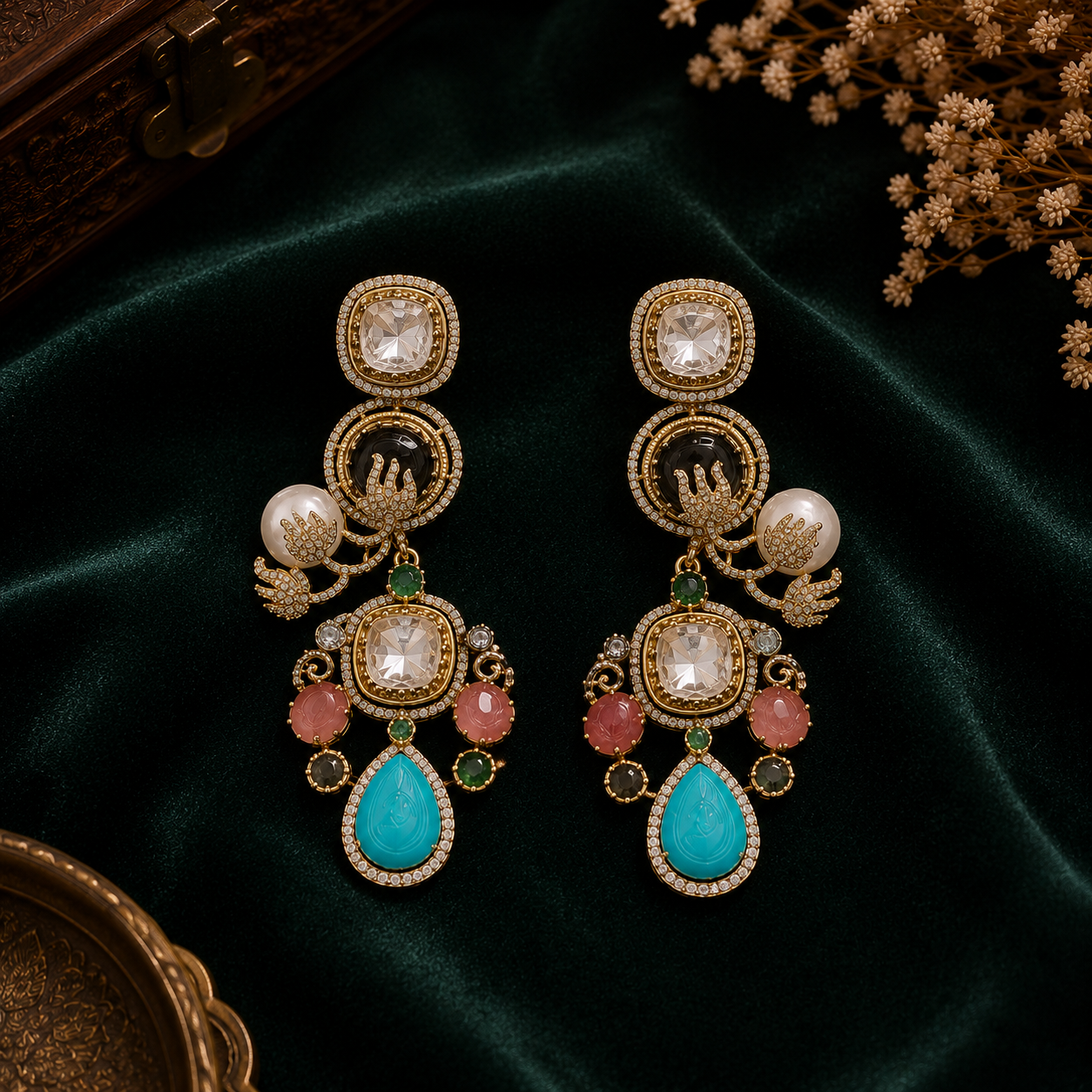 Natural Stones Necklace For Women