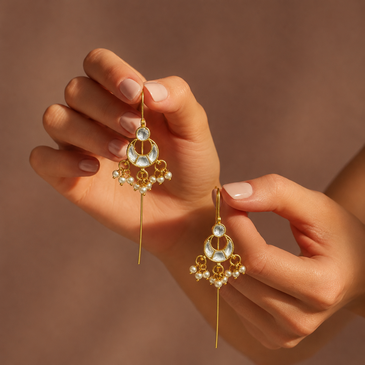 Chand Kundan Earcuff