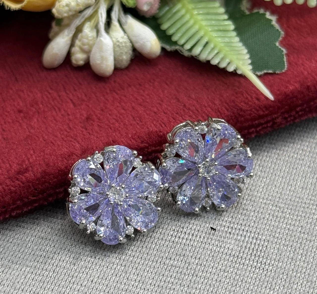 Daisy Bloom Cubic Zirconia Studs