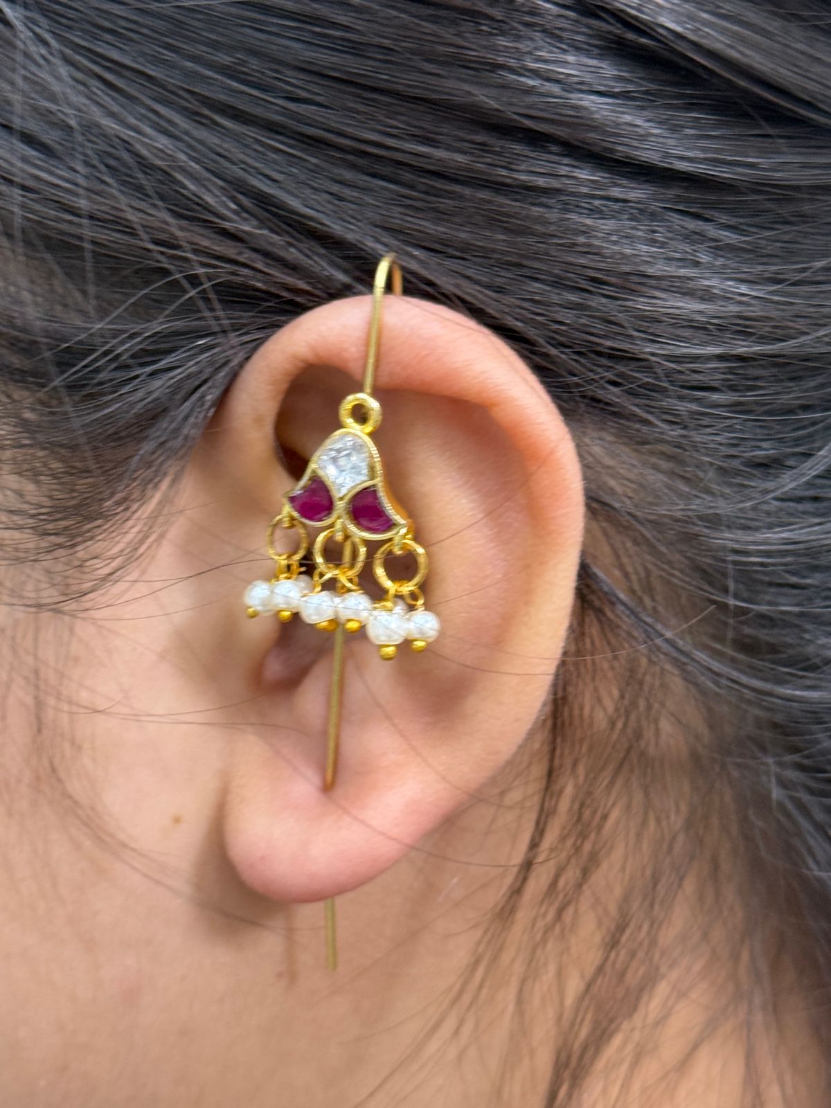 Little Motiff Ruby Earcuff