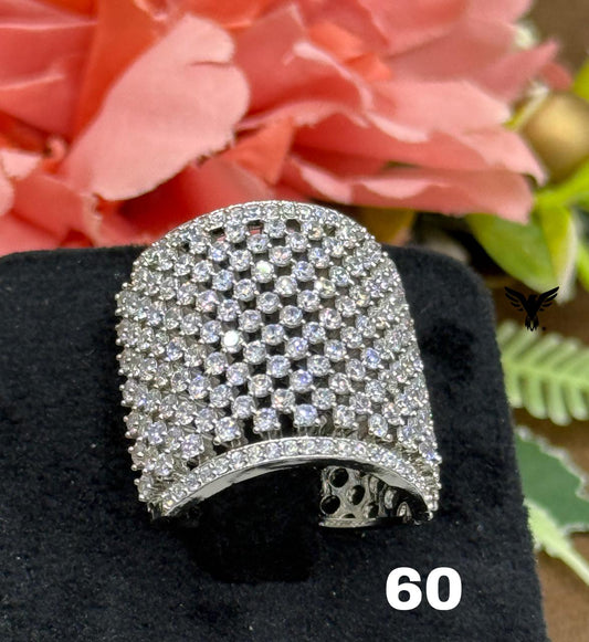 BROAD BAND CZ RING