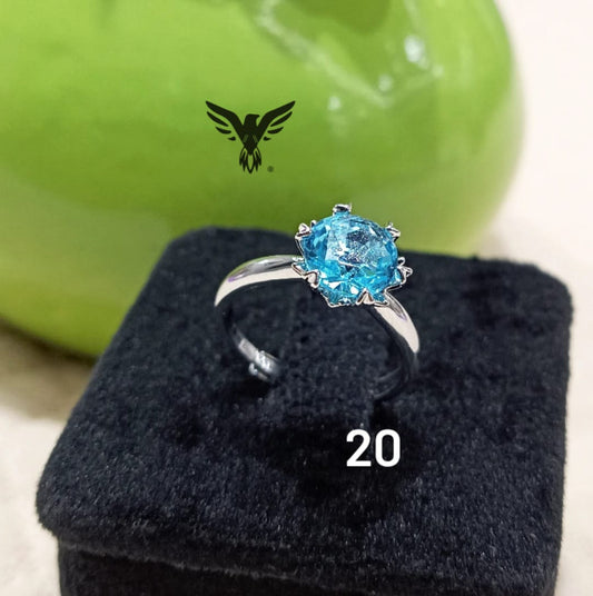 BLUE COLOUR STONE RING